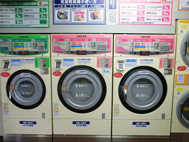 コインランドリーの乾燥機、洗濯ネットは使用できる？